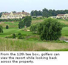 From the 12th tee box